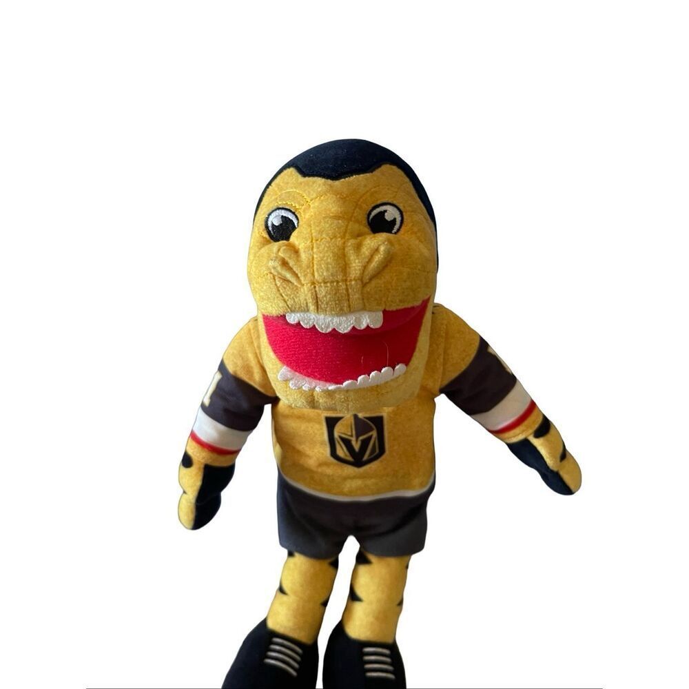 NHL Black Yellow Las Vegas Golden Knights Mascot Chance Stuffed Plush Toy 12"
